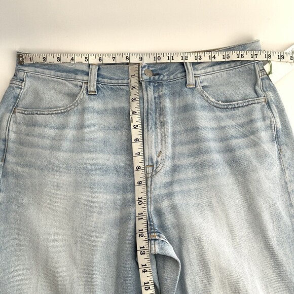 American Eagle AE77 Organic Cotton The Crop Flare Jeans Blue 33 - Picture 6 of 12